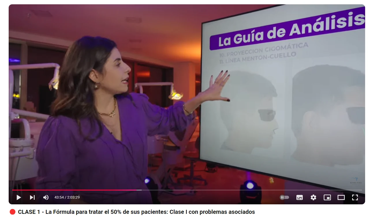 Clase de la Maratón de Ortodoncia Preventiva